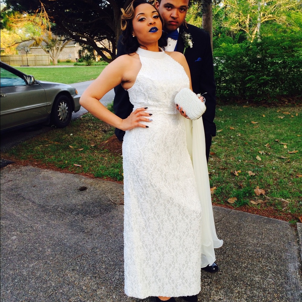 White Marilyn Monroe Evening/ Prom Dress